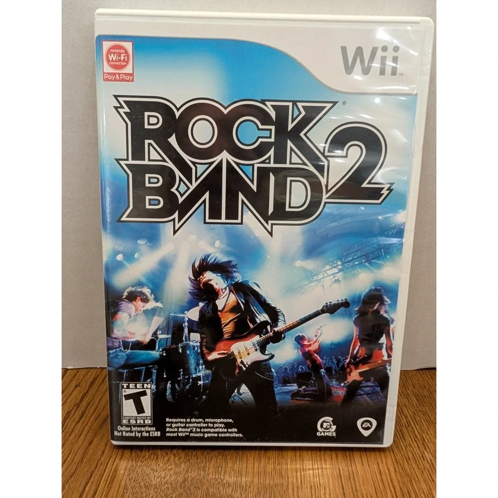Wii 4 Pack/Rock Band Games/Country Track Pack/Lego/Rock Band 2/Beatles/UNTESTED‎